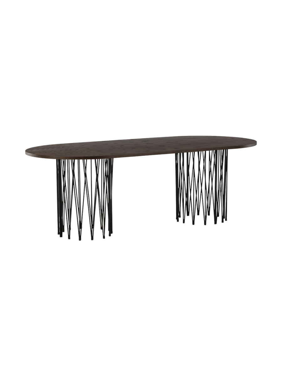 
Ovaler Design Esstisch „Stone“ - 220 x 100 cm