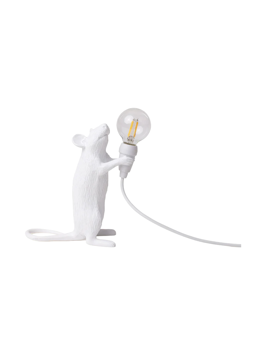 
Lampe de table design à LED « Mouse Step » - Blanc