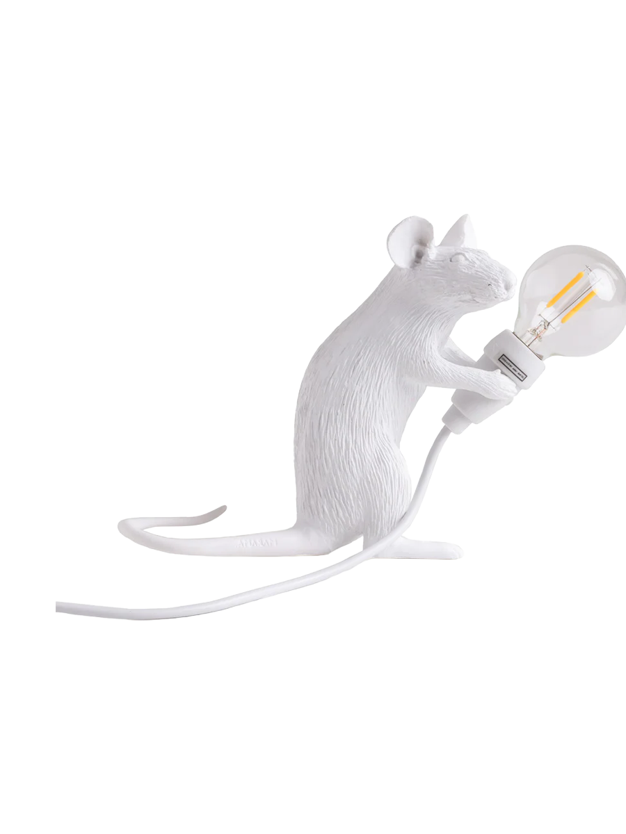 
Lampe de table design LED « Mouse Mac » - Blanc