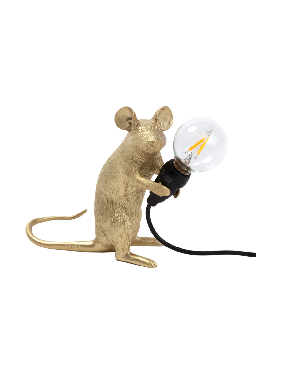 
Lampe de table design LED « Mouse Mac » - Or