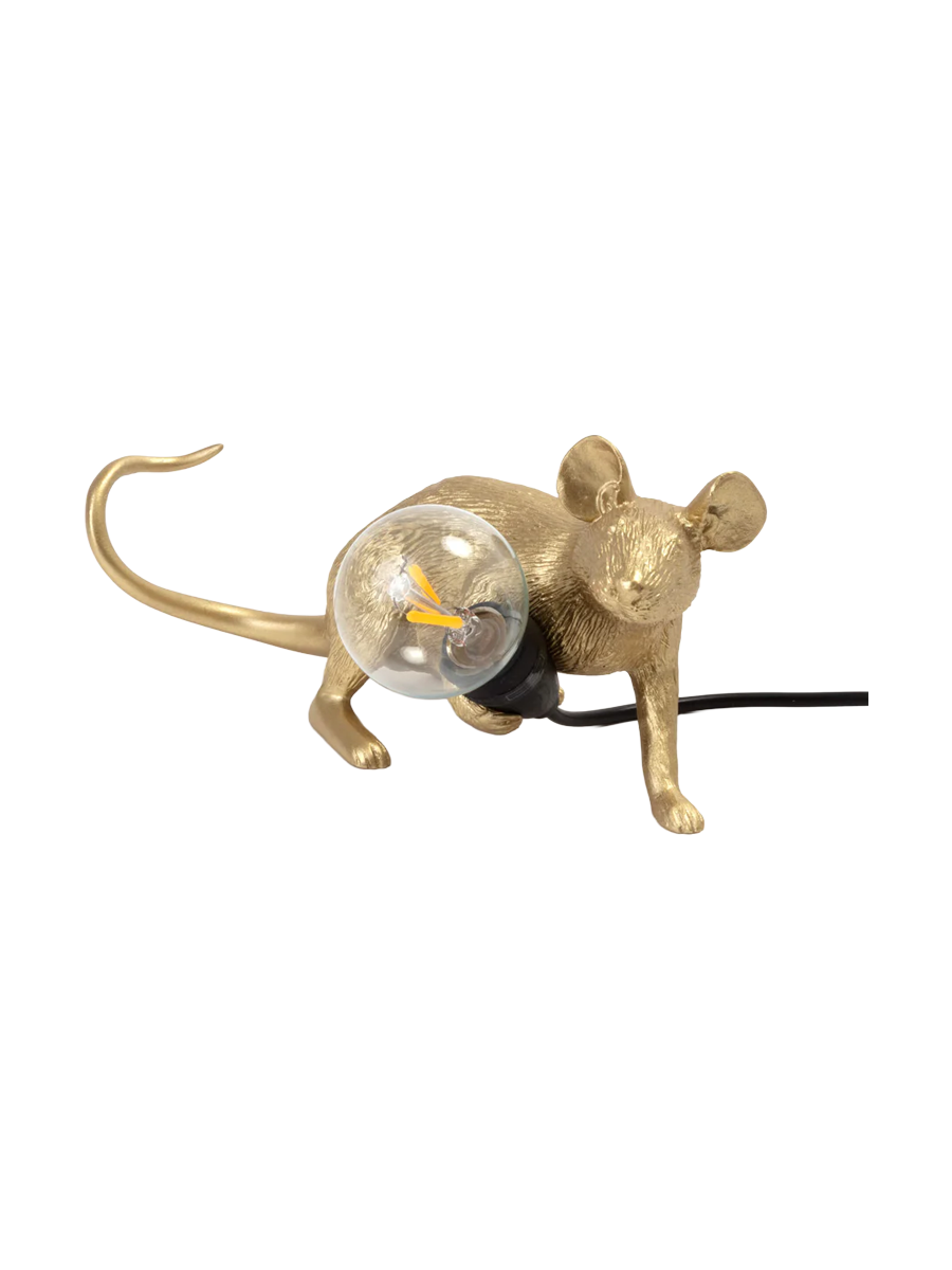 
Lampe de table design LED « Mouse Lop » - Or