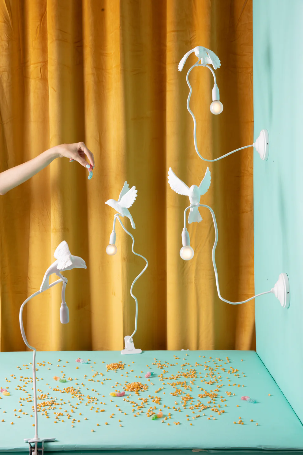 
Lampe de table design LED « Bird Cruising »