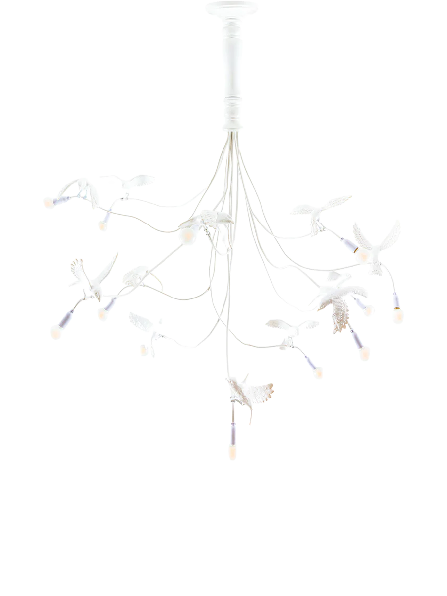 
LED Design Pendant Lamp "Bird Chandelier"
