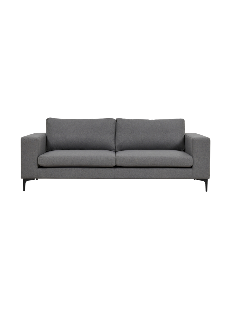 
Divano di design in velluto a 3 posti „Bolero“ - Grigio
