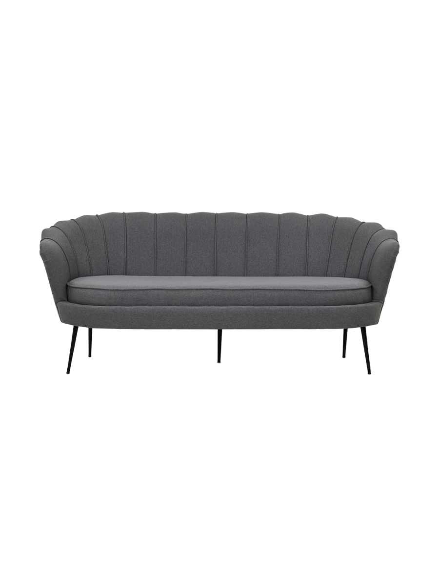 
Canapé 2,5 places design "Calais" - Gris
