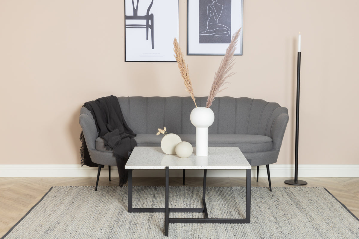 
Canapé 2,5 places design "Calais" - Gris