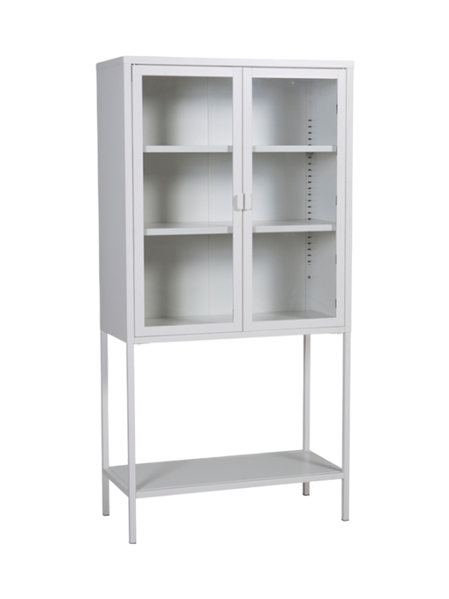 
"Misha" 2-Door Display Cabinet - White