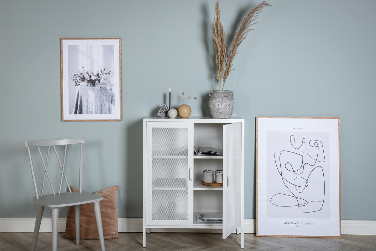 
"Misha" metal storage cabinet - White
