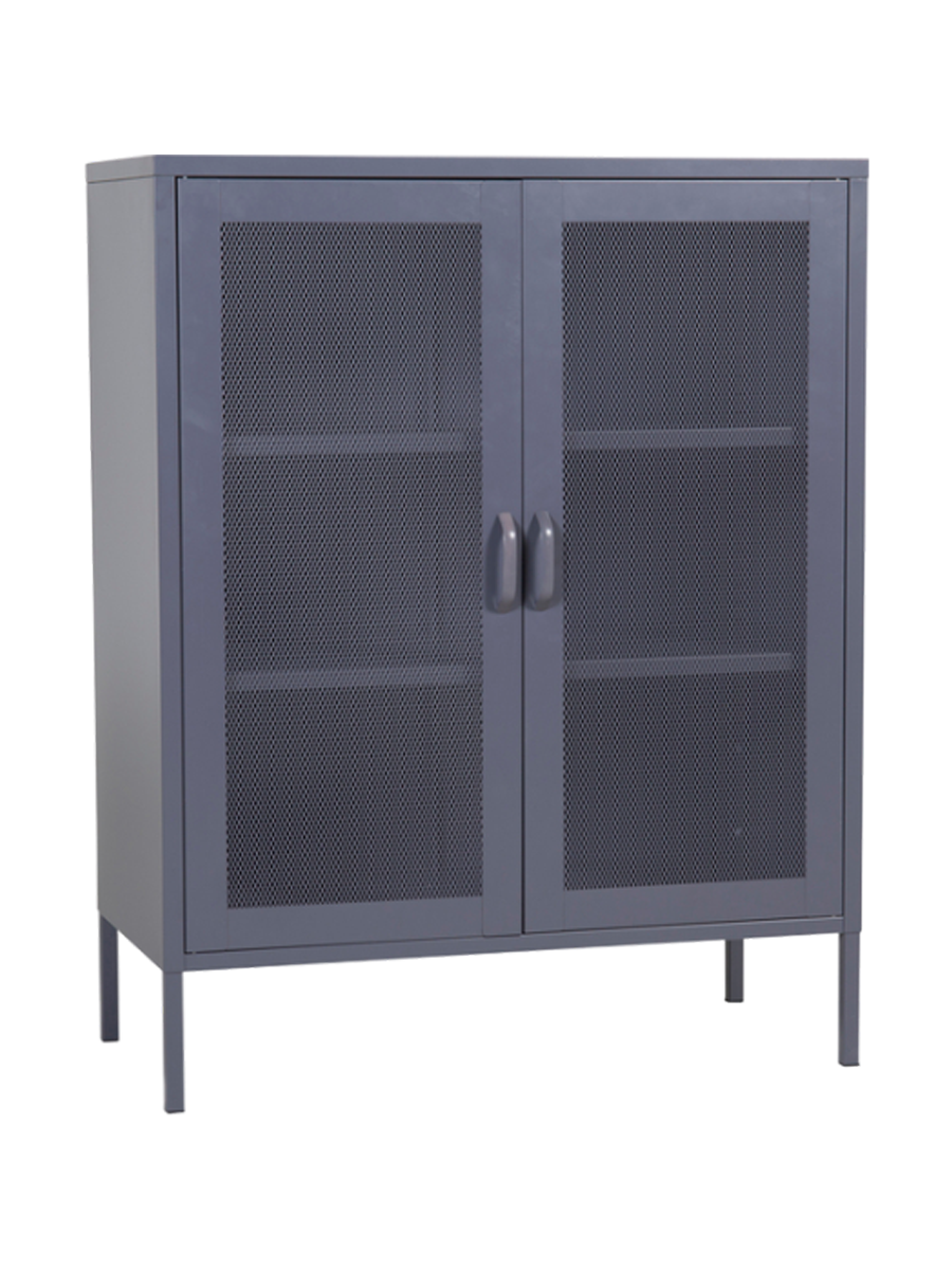 
"Misha" metal storage cabinet - Grey