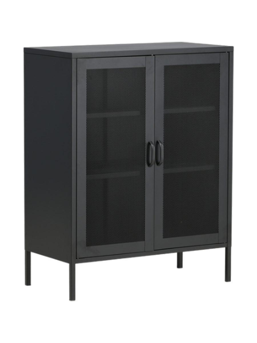 
"Misha" metal storage cabinet - Black