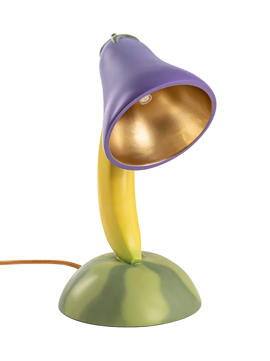 
Lampe de table design « Vitamine Aubergine »