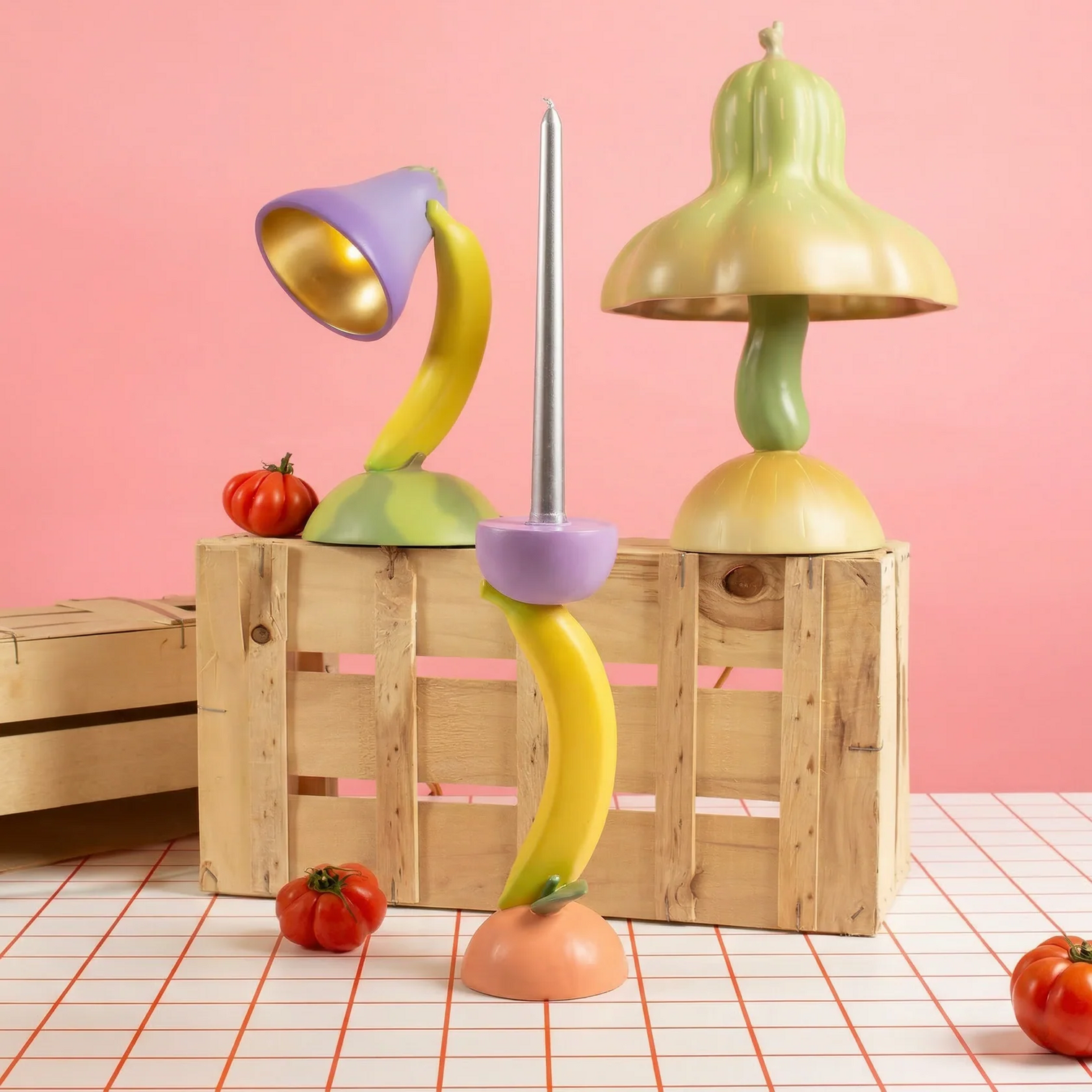 
"Vitamin Banana" Candle Holder Design