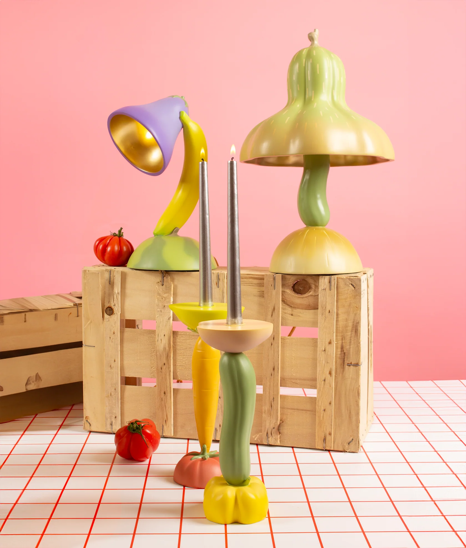 
Designer Candle Holder "Vitamin Carrot"