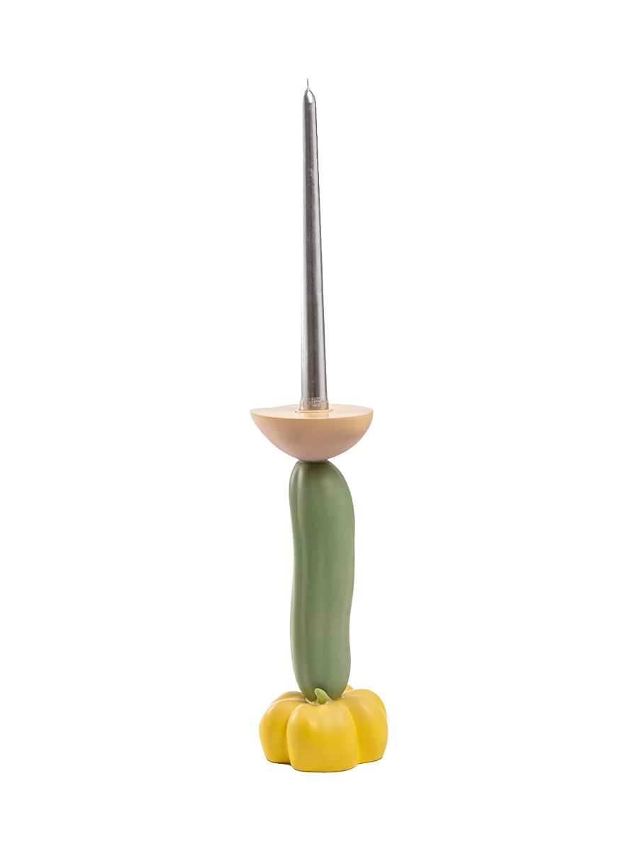 
"Vitamin Cucumber" Candle Holder Design