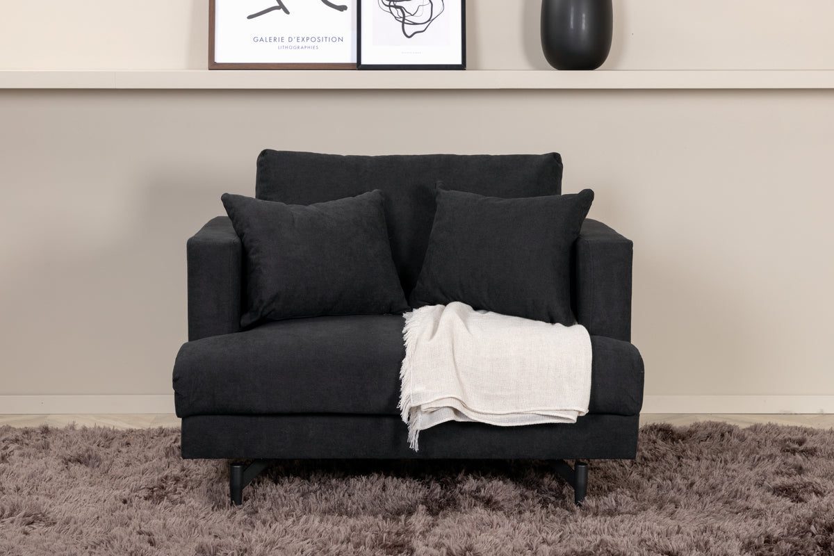 
Designer Armchair "Sofia" - Black