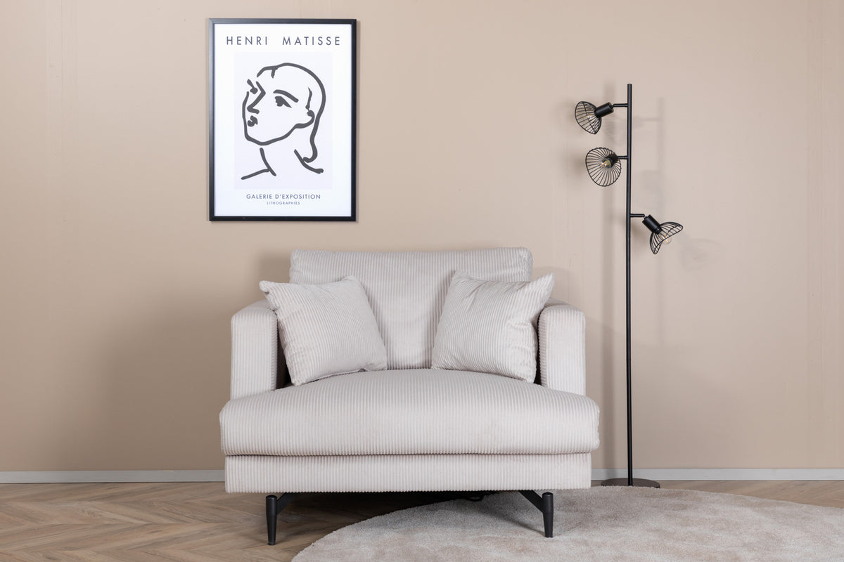 
Designer Armchair "Sofia" - Beige
