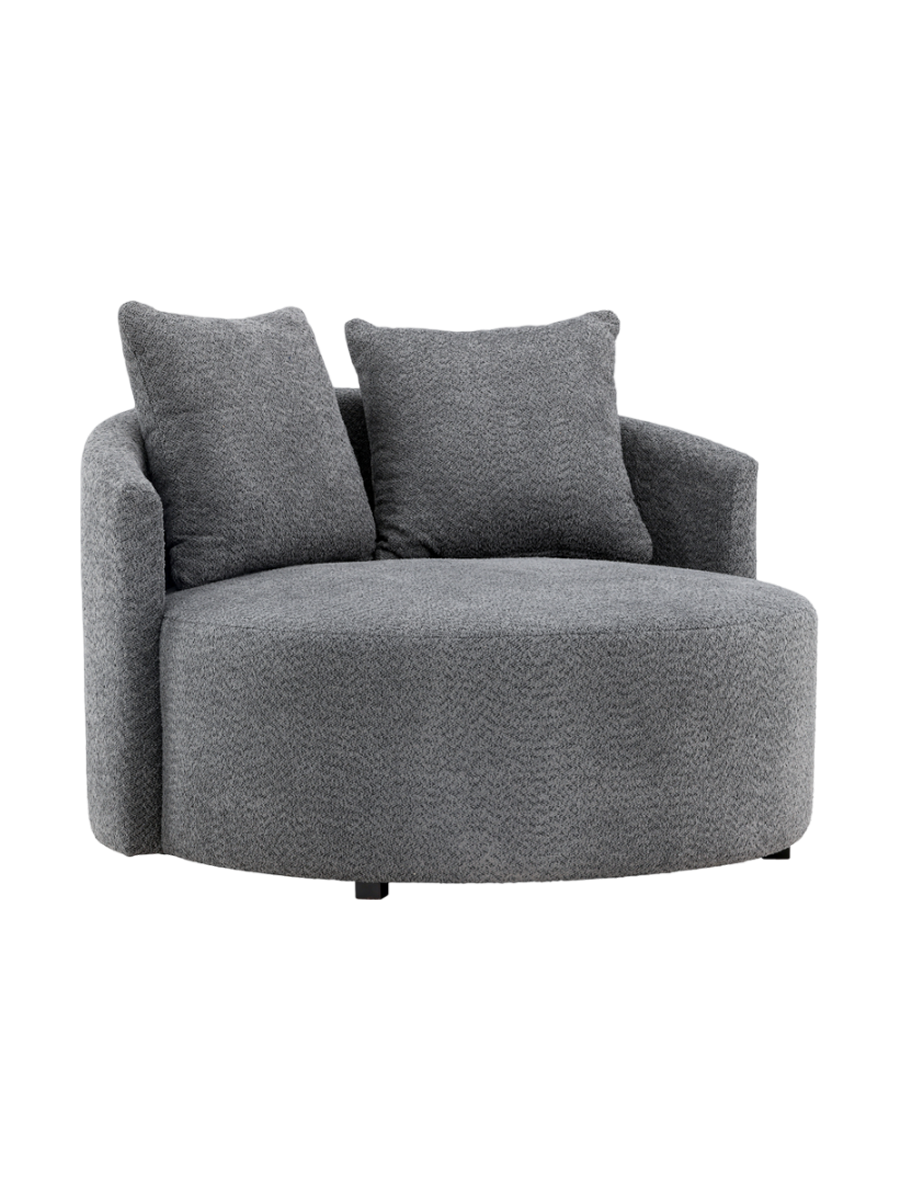 
Loveseat design «Kelso» deux places - Gris