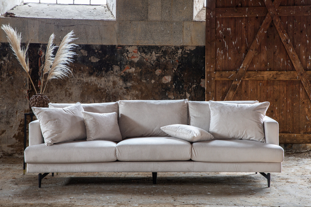 
Grande divano di design a 3 posti „Sofia“ - Beige