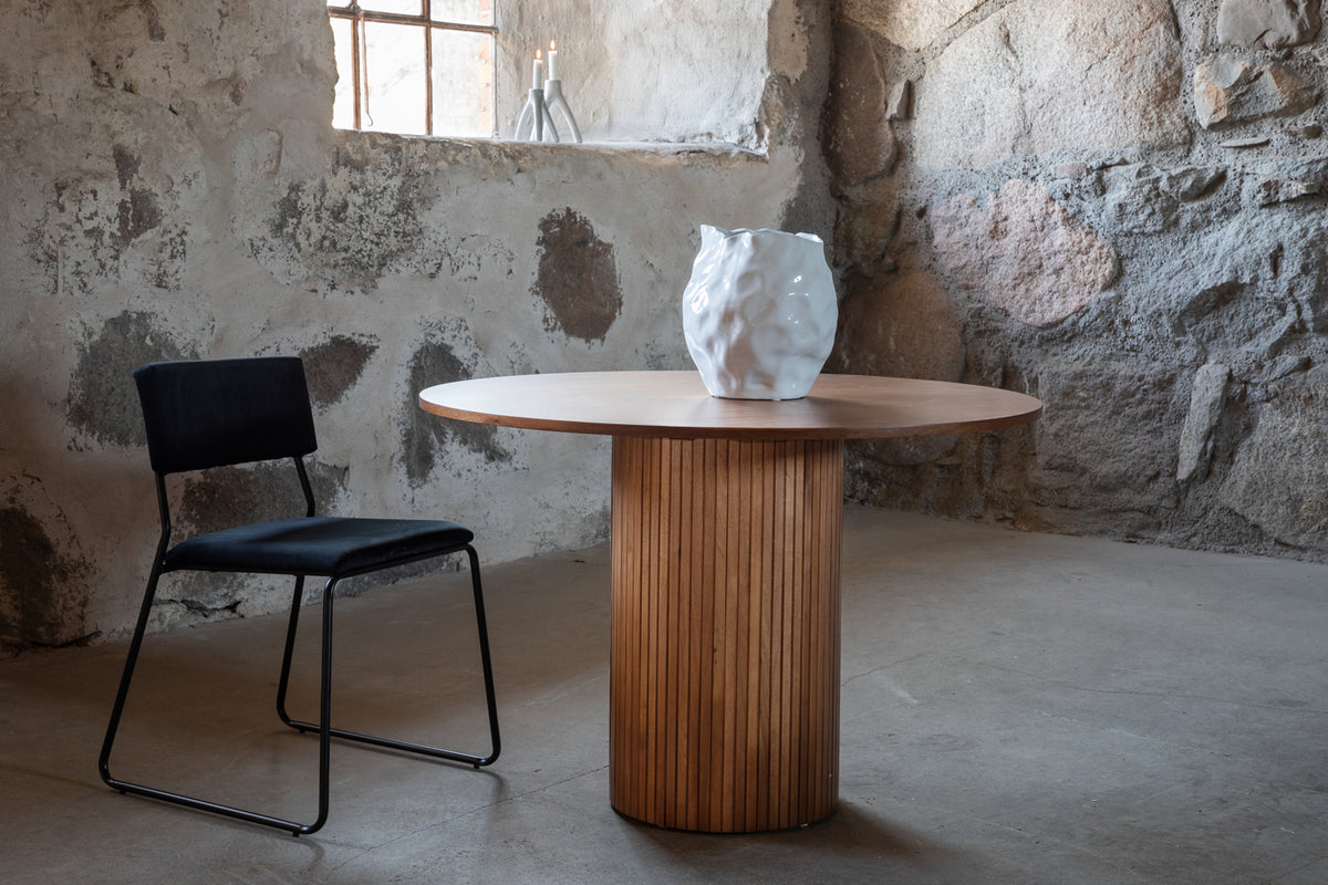 
Tavolo da pranzo rotondo di design „Bianca“ - Ø 110 cm - Mocca