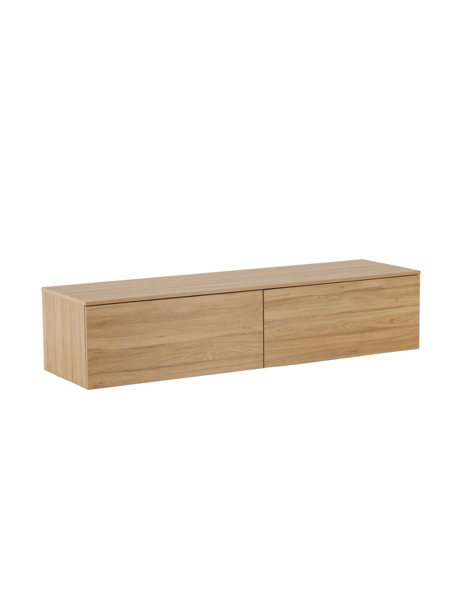 
Wandhängendes Design Lowboard „Friham“ - Natural