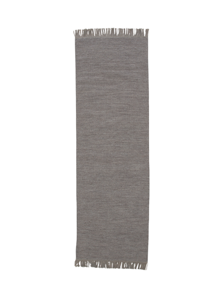 
Design Wollteppichläufer „Cyrus“ 250 x 80 cm - Grau
