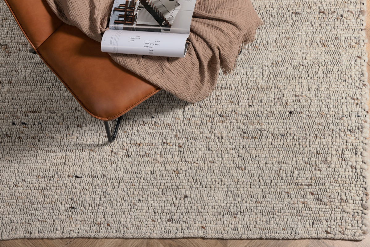 
Designer wool rug "Loump" - various sizes - Beige / 200 x 300 cm