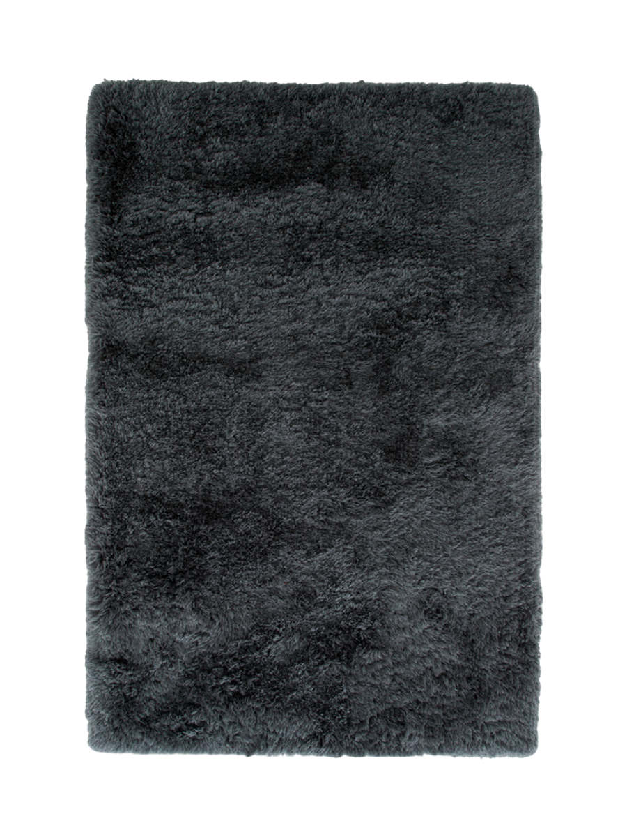 
Designer High-Pile Rug "Grace", various sizes - Dark grey / 160 x 230 cm
