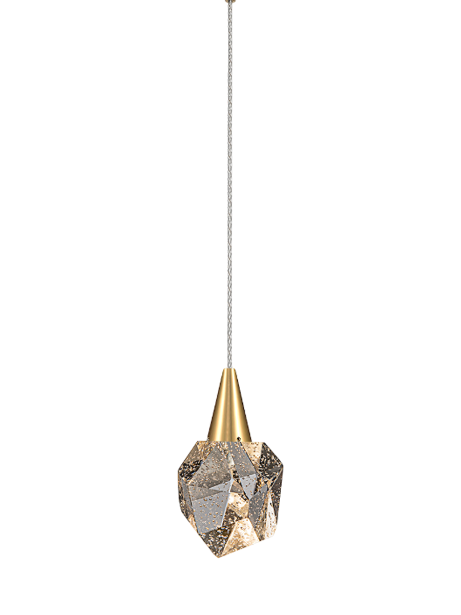 
Lampada a sospensione LED di design „Aquaria“, a 1 luce - Finitura cromata