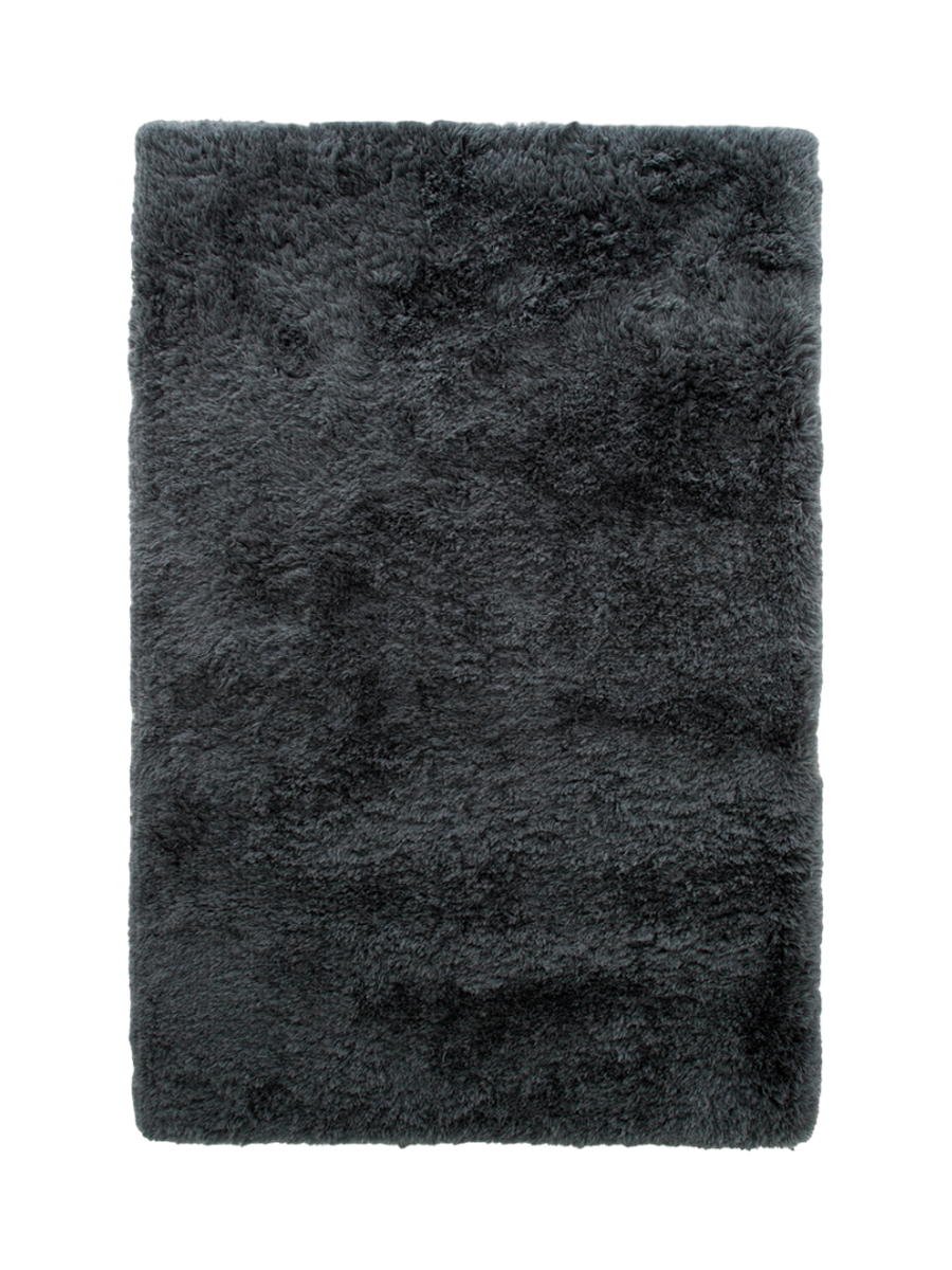 
Designer High-Pile Rug "Grace", various sizes - Dark grey / 300 x 400 cm
