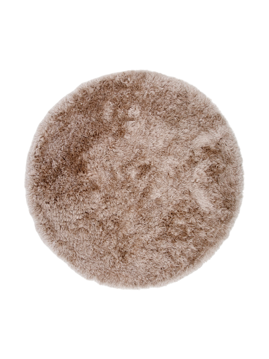 
Tapis rond shaggy design « Grace » Ø 200 cm - Beige