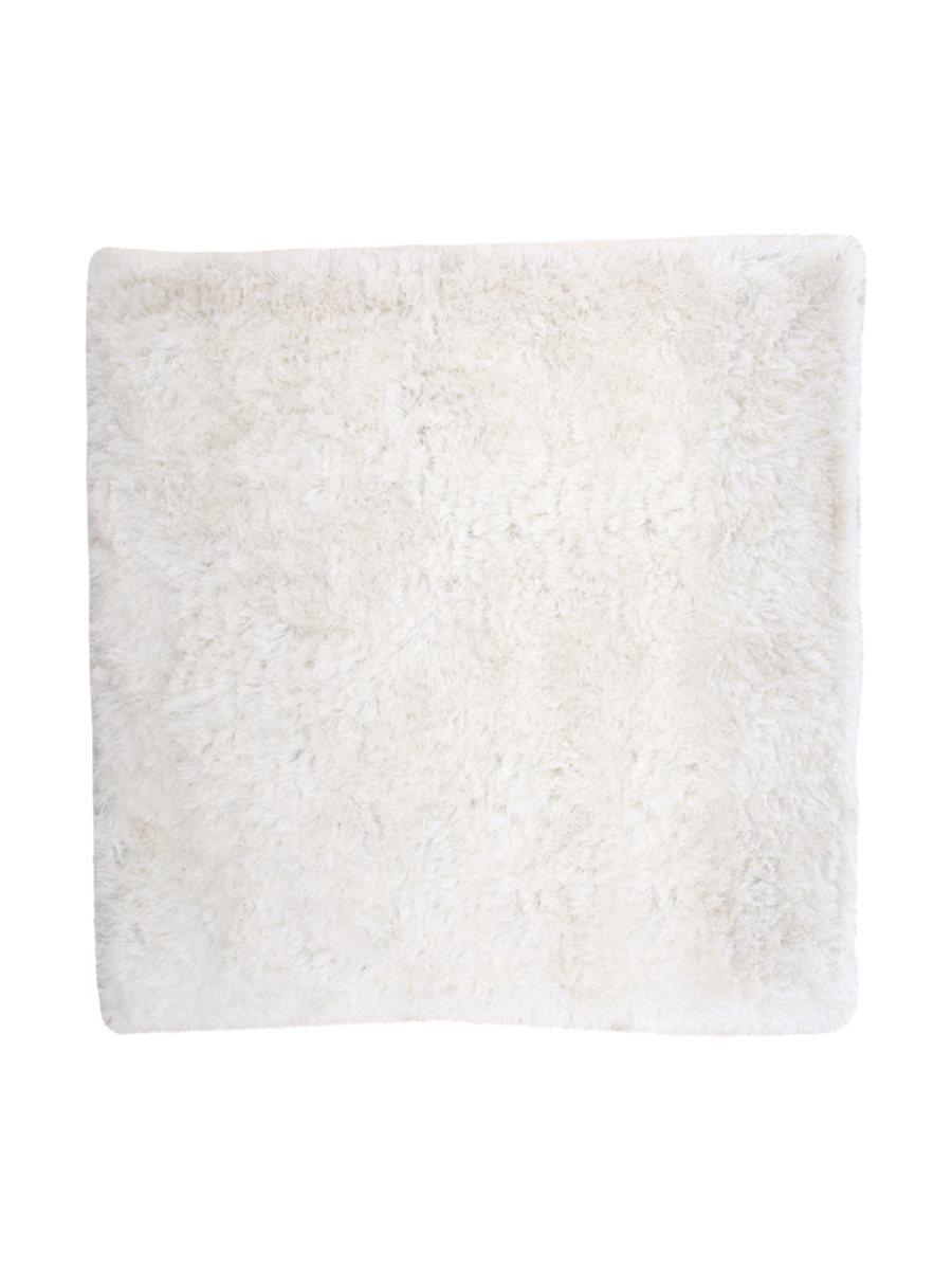 
Designer High-Pile Rug "Grace", various sizes - Cream white / 300 x 300 cm
