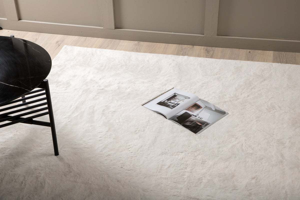 
Design Teppich „Nina“ - verschiedene Grössen - Weiss / 160 x 230 cm
