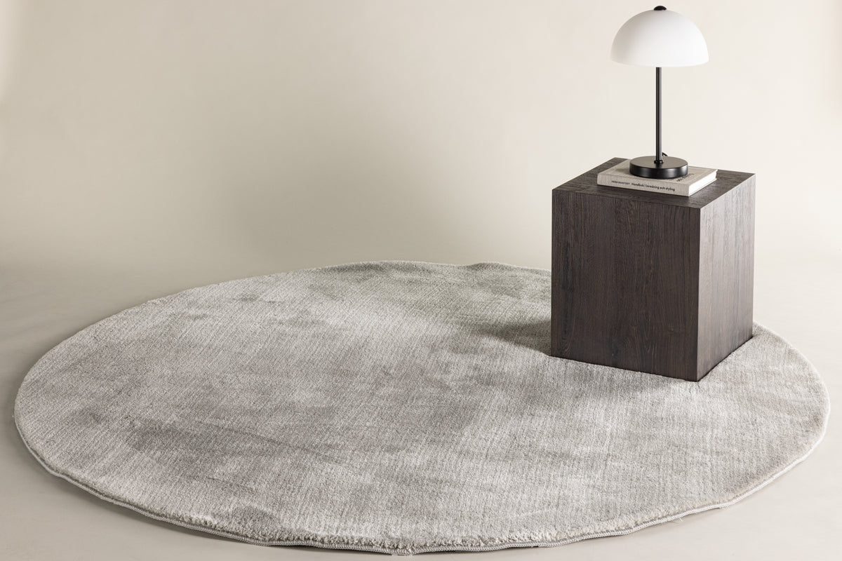 
Round Design Carpet "Bianca" Ø 200 cm - Light gray