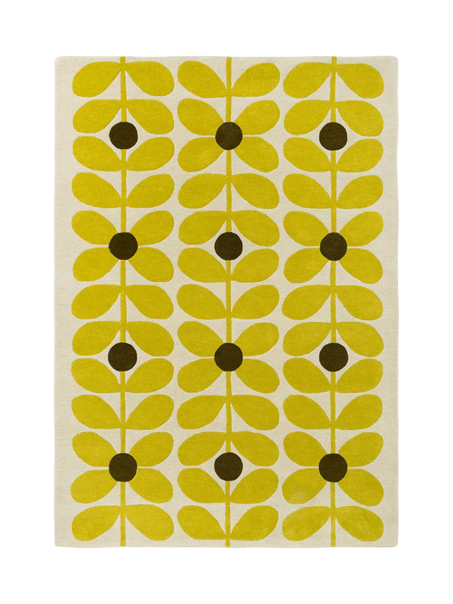 
Designer Teppich „Sixties Stem“ - handgetuftet, aus 100% reiner Schurwolle - 120 x 180 cm