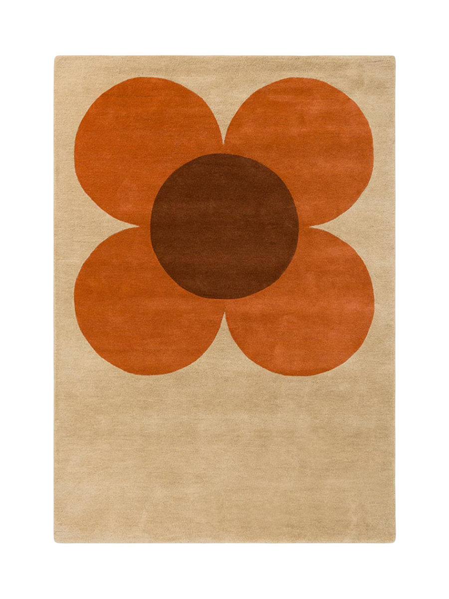 
Designer Teppich „Flower Placement“ - handgetuftet, aus 100% reiner Schurwolle - 120 x 180 cm