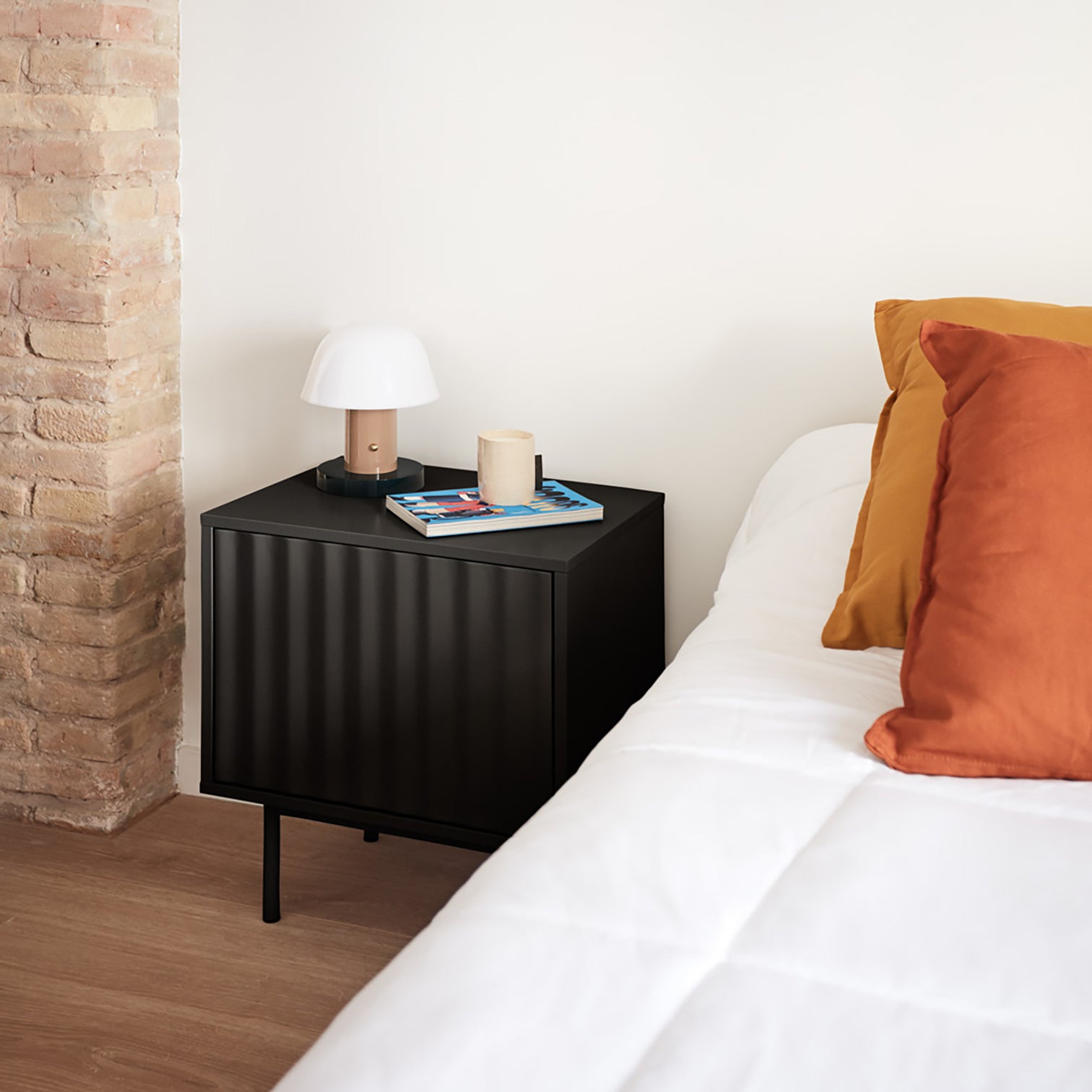 
Design Nightstand and Order Table "Sierra" - Black