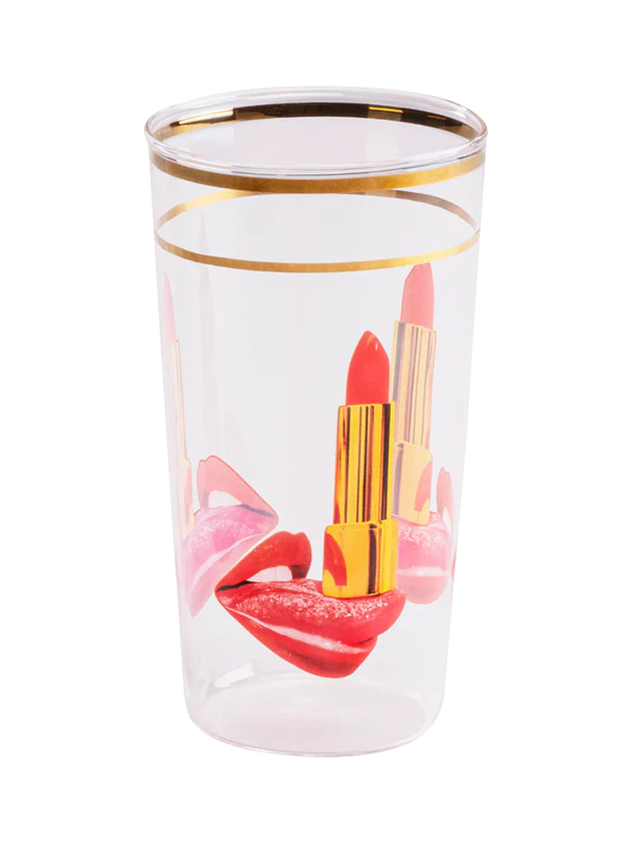 
Designer Highball Glass Seletti X Toiletpaper "Tongue"