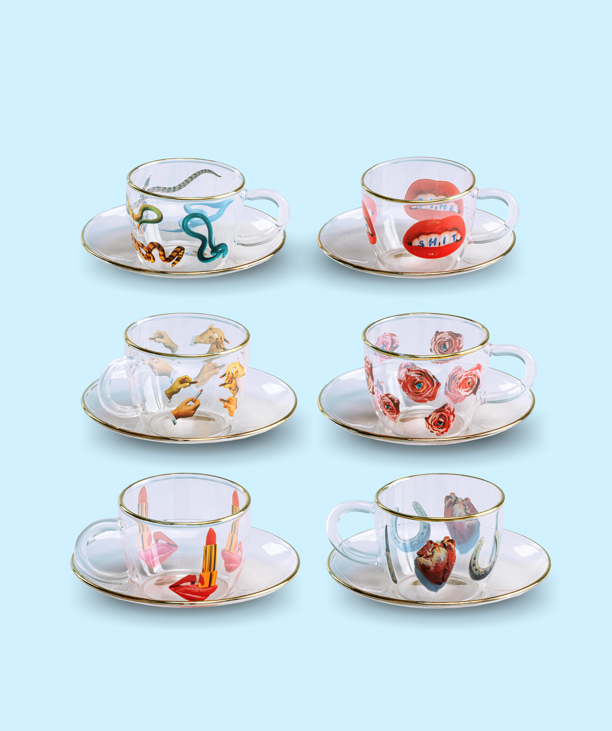
Design Kaffeetasse Seletti X Toiletpaper „Tongue“