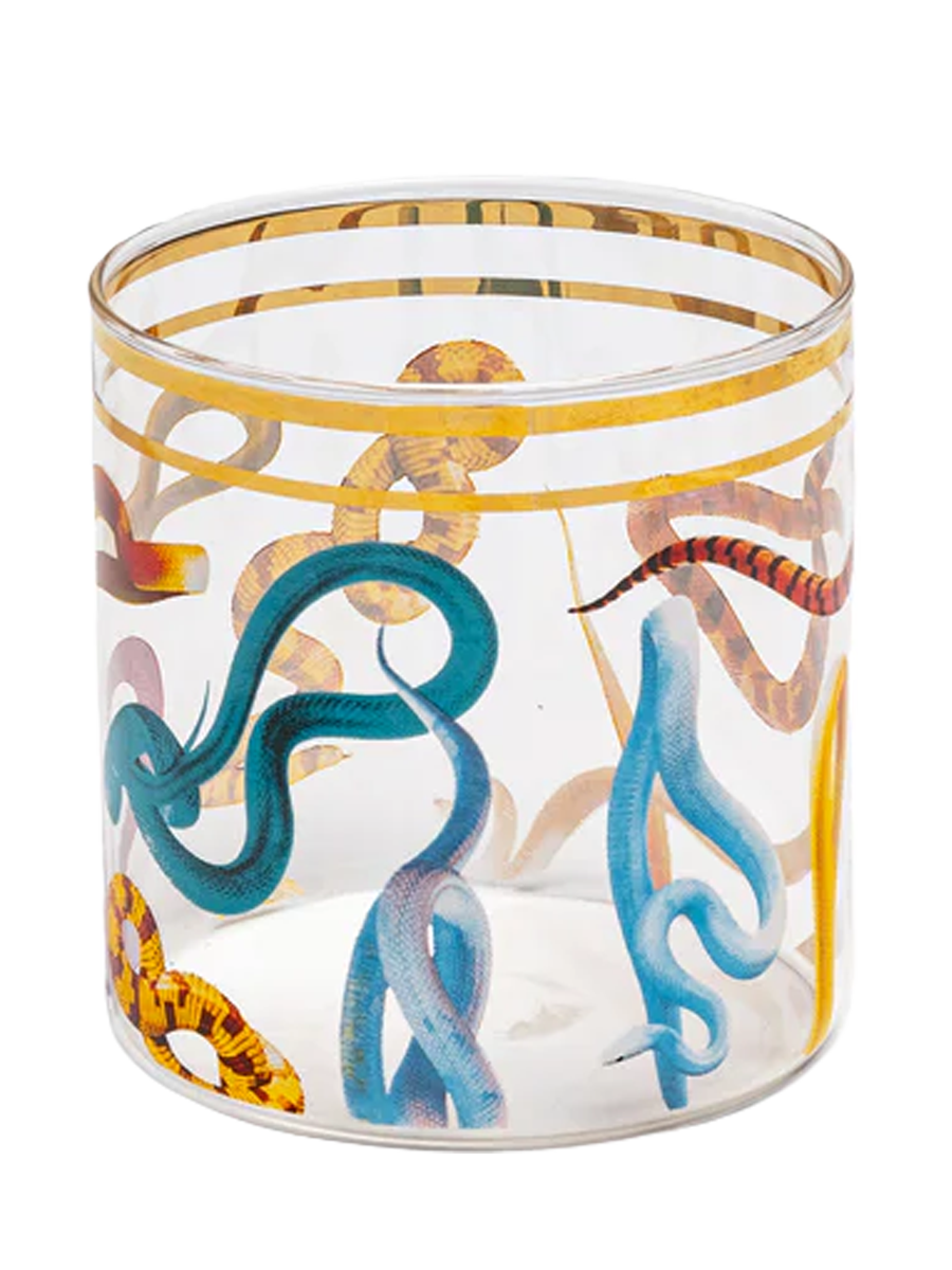 
Seletti X Toiletpaper "Snakes" Design Glass