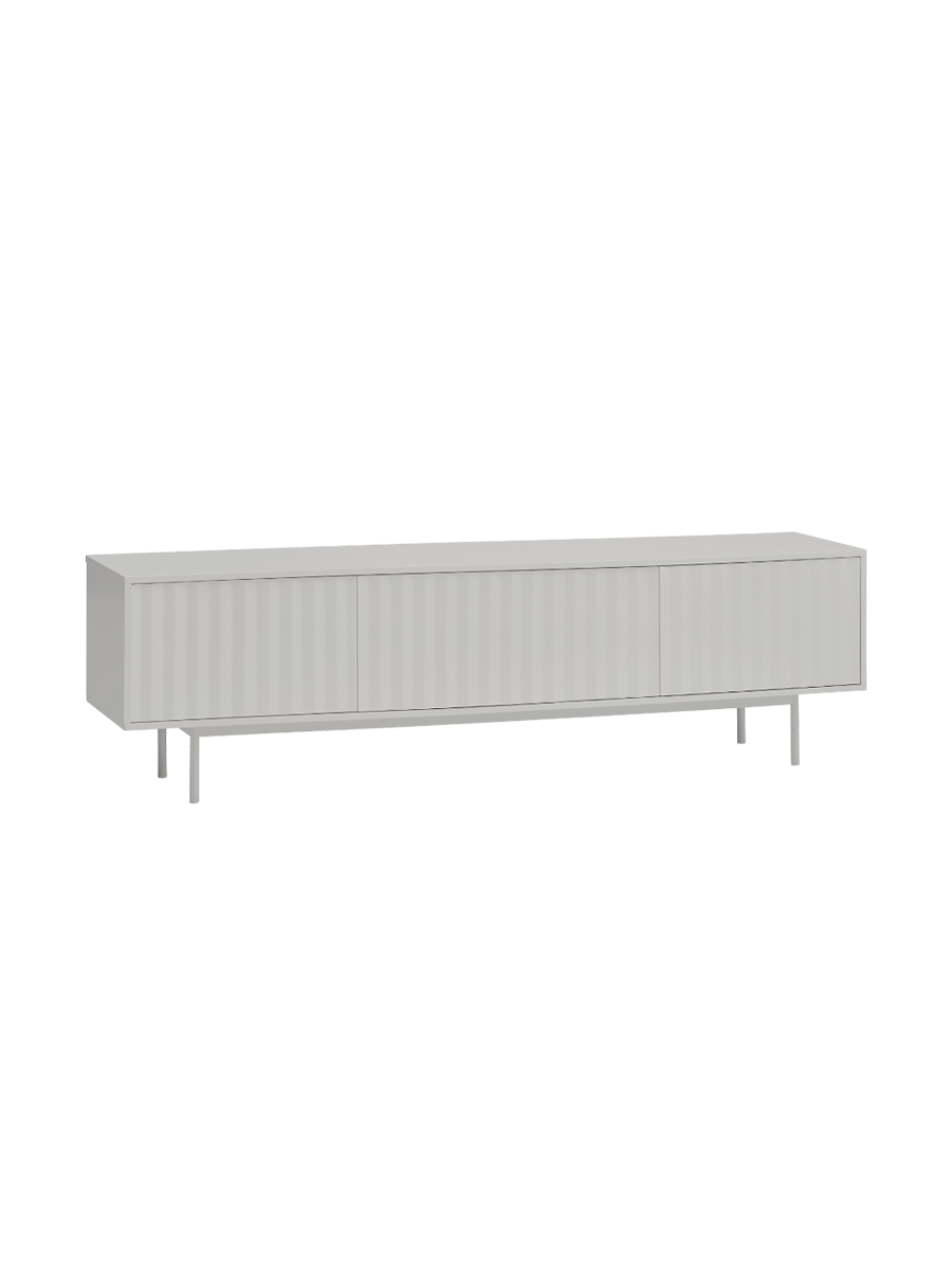 
Designer Lowboard "Sierra" - 180 x 52 cm - Light gray
