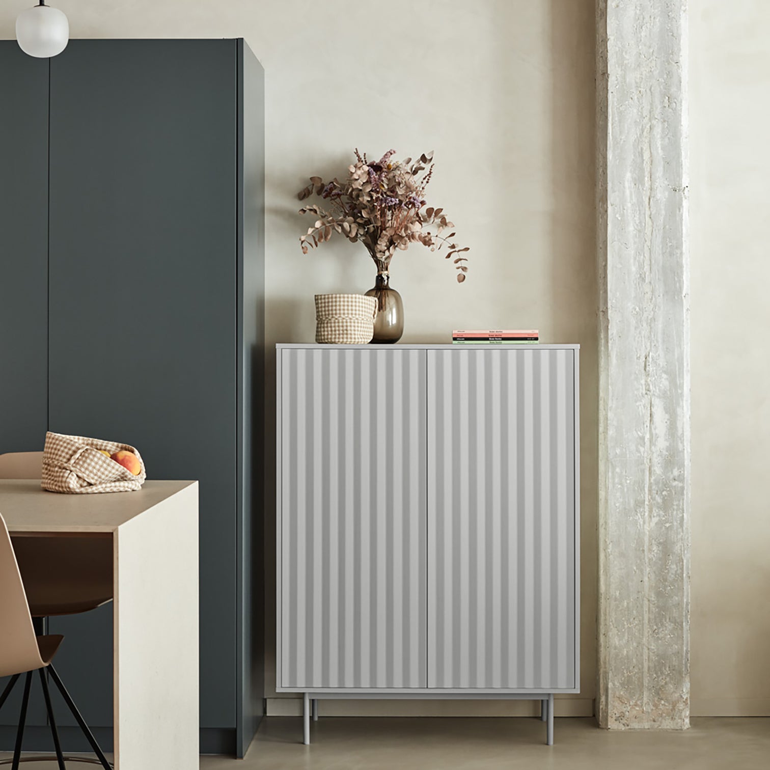 
Sierra Design Highboard - Light gray