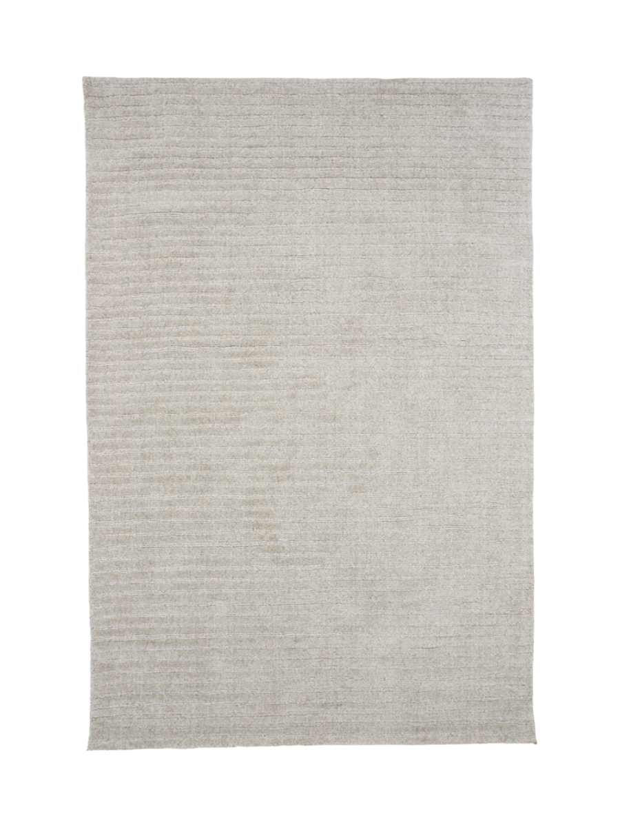 
Designer Wool Rug "Milton" - various sizes - Light gray / 160 x 230 cm