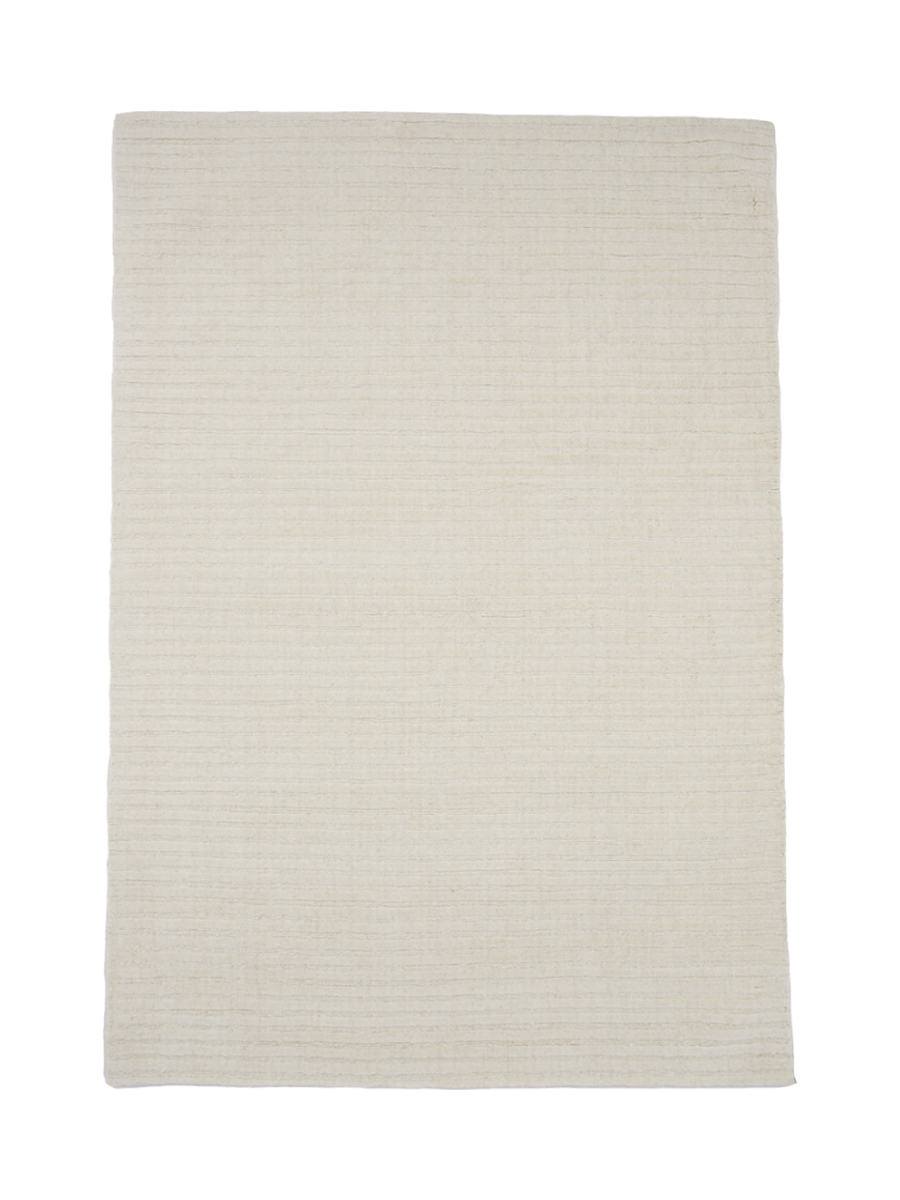
Designer Wool Rug "Milton" - various sizes - Ecru / 200 x 300 cm