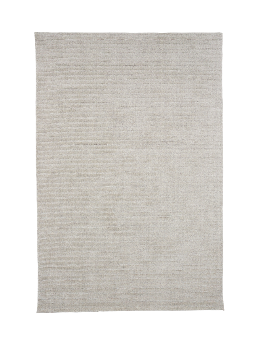
Designer Wool Rug "Milton" - various sizes - Light gray / 200 x 300 cm