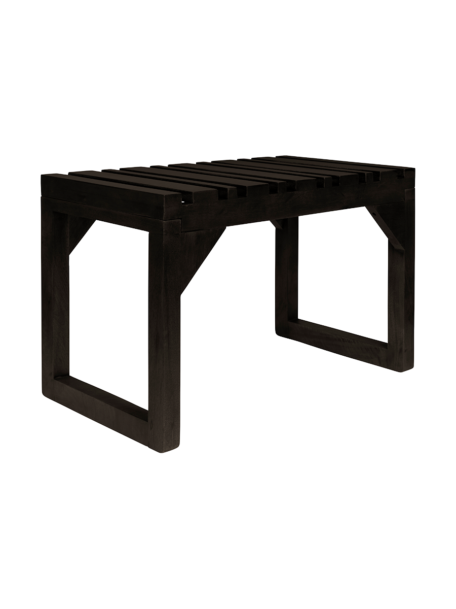 
Banc design fait main « Jakub » - Noir