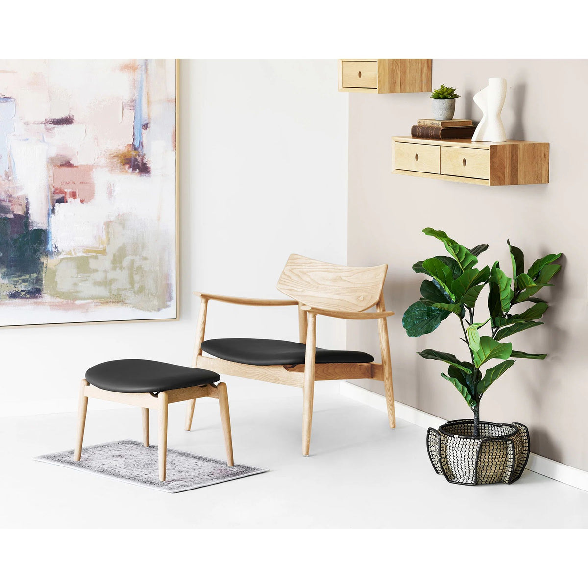 
Banc design massif « Brave » 140 x 45 cm