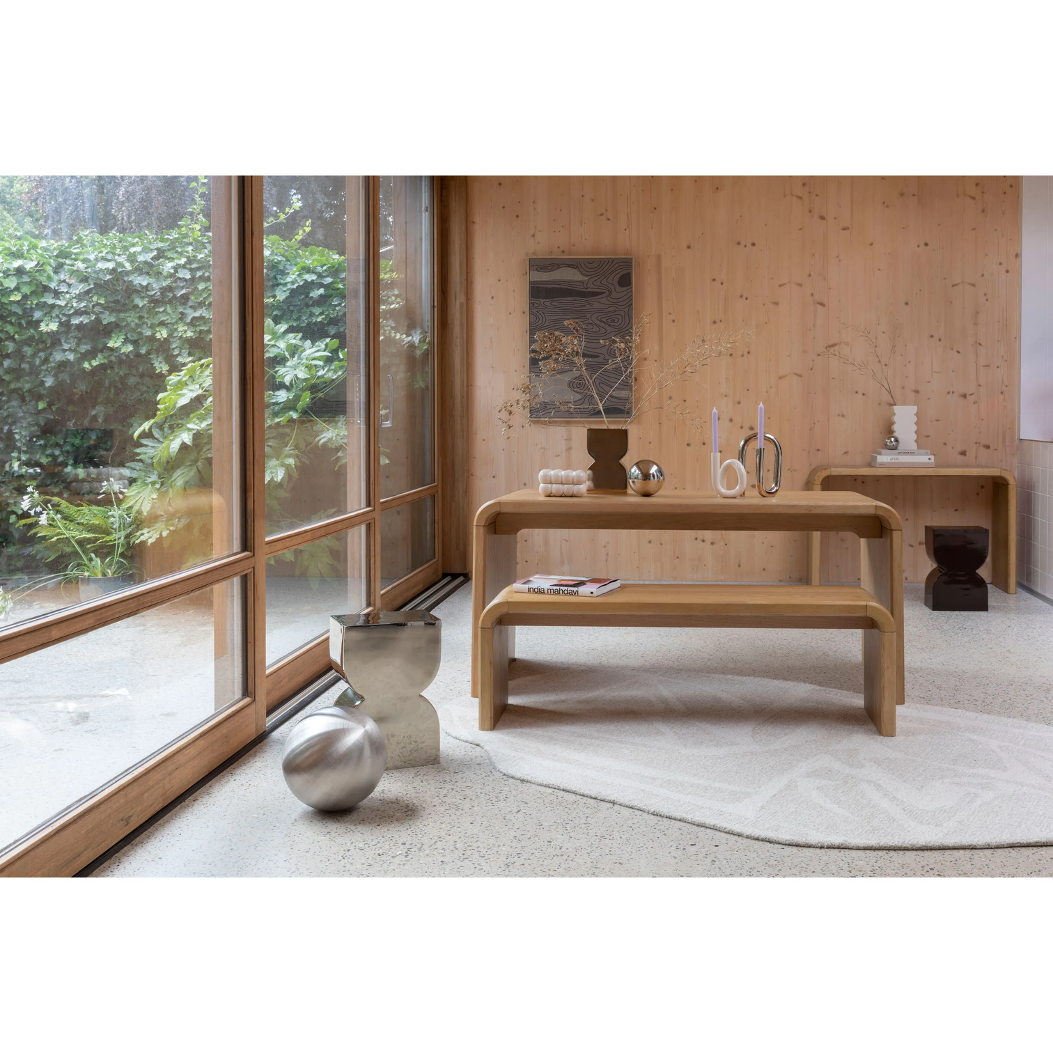 
Banc design massif « Brave » 140 x 45 cm