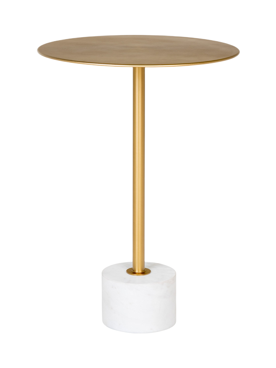
Tavolino laterale di design rotondo «Lecco» - Ø 41 x 58 cm