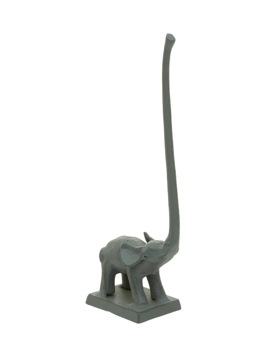 
Stylish toilet roll holder "Fauna Elephant" - Grey