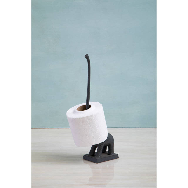 
Stylish toilet roll holder "Fauna Elephant" - Grey